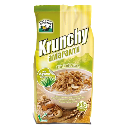 Krunchy Amaranth Dinkel Nuss 
