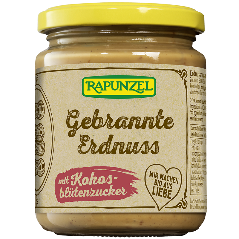Gebrannte Erdnuss mit Kokosblütenzucker 