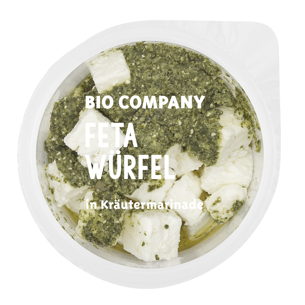 Feta Würfel in Kräutermarinade Bio Company