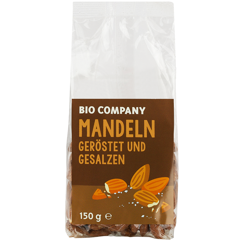 Mandeln geröstet und gesalzen Bio Company