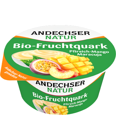 Fruchtquark Pfirsich Mango Maracuja 