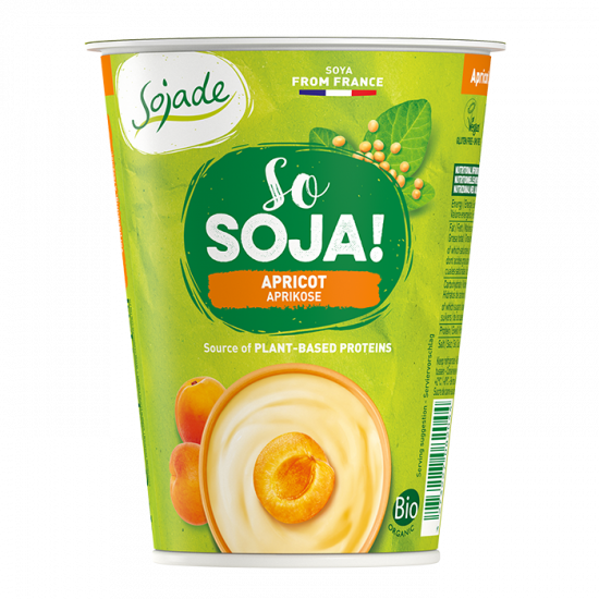 yogurt a base di soia con Bifidus albicocca yogurt a base di soia con Bifidus albicocca