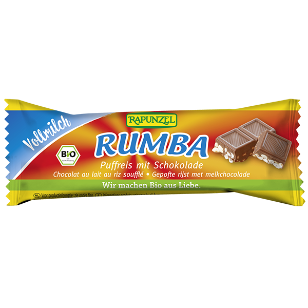 Rumba Puffreis-Riegel mit Schokolade 