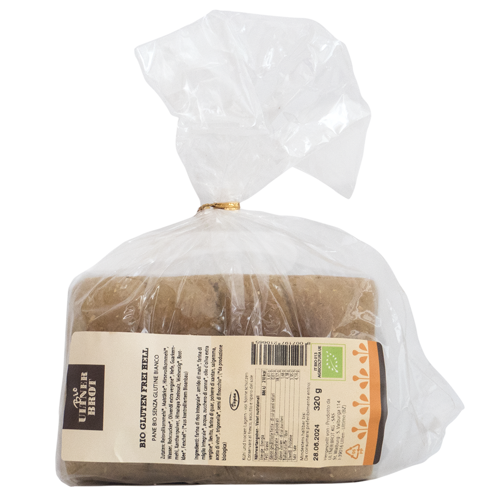pane chiaro senza glutine 