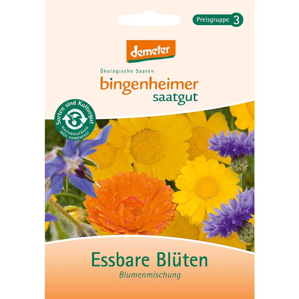 Saatgut Essbare Blüten Blumenmischung 2-3m² Saatgut Essbare Blüten Blumenmischung 2-3m²