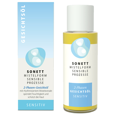 Olio viso al vischio bifasico delicato 