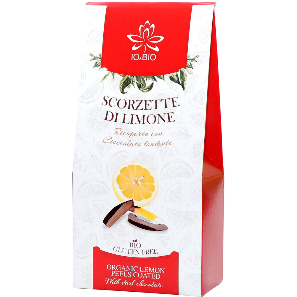 Scorzette di limone con cioccolato fondente 