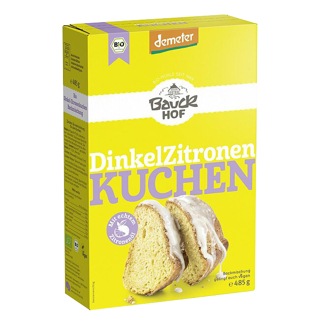 Backmischung Dinkel-Zitronenkuchen Backmischung Dinkel-Zitronenkuchen