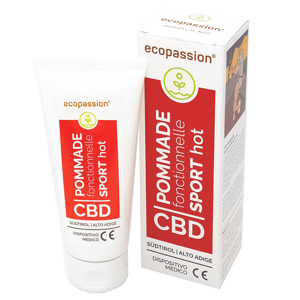 CBD pommade SPORT HOT ecopassion CBD pommade SPORT HOT ecopassion