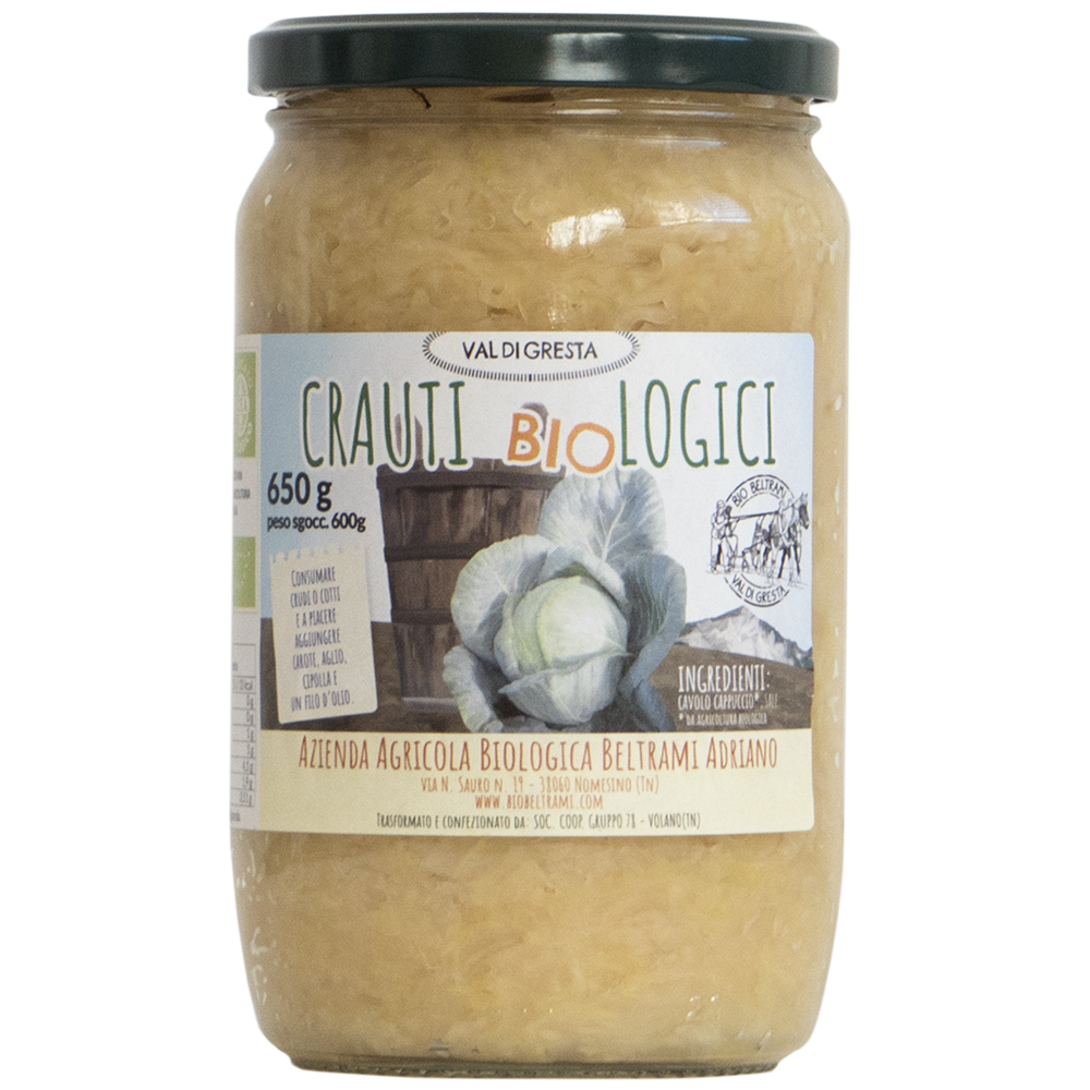 Sauerkraut im Glas Beltrami 