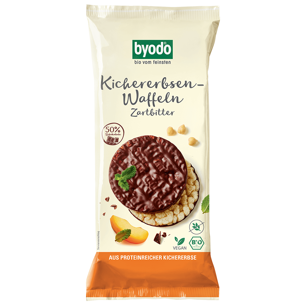 Gallette di ceci con cioccolato fondente 