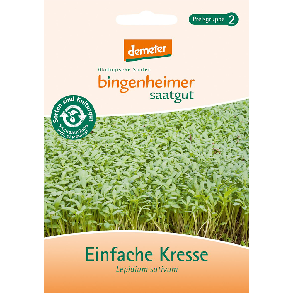 Saatgut Kresse Einfache 0,5-1m²