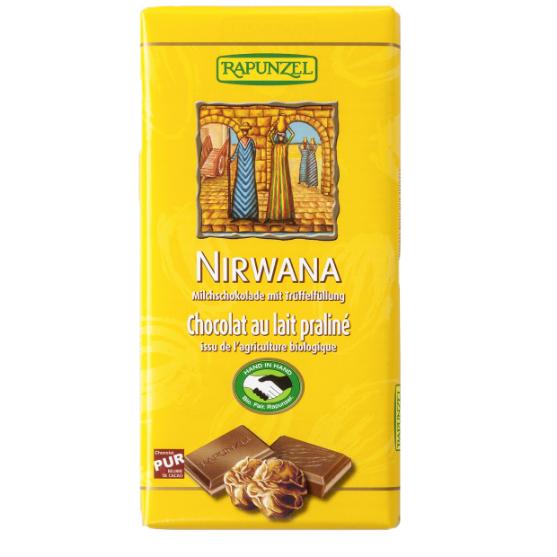 Nirwana cioccolato al latte con crema di nocciole 