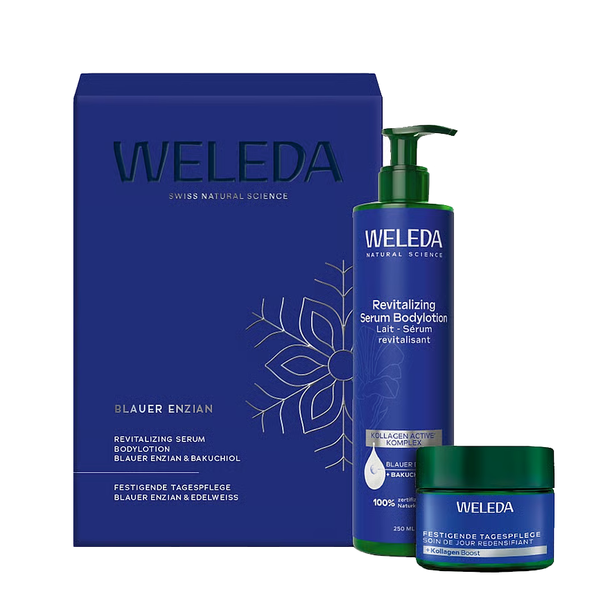 Set regalo genziana blu & stella alpina