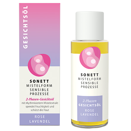 Mistelform 2-Phasen Gesichtsöl Rose - Lavendel 