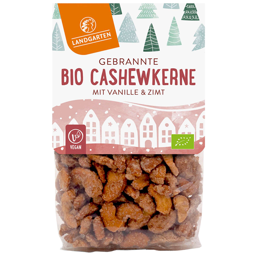 Gebrannte Cashewkerne Vanille & Zimt 