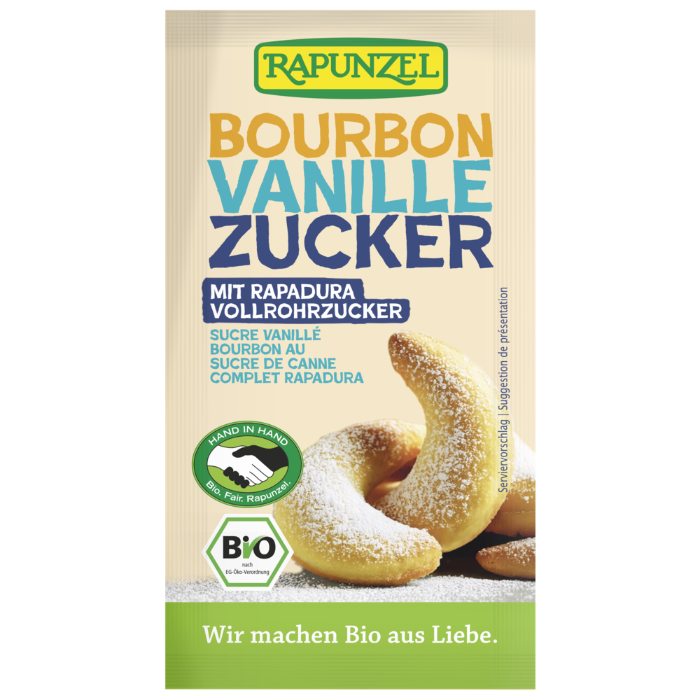 zucchero vanigliato bourbon con zucchero integrale 