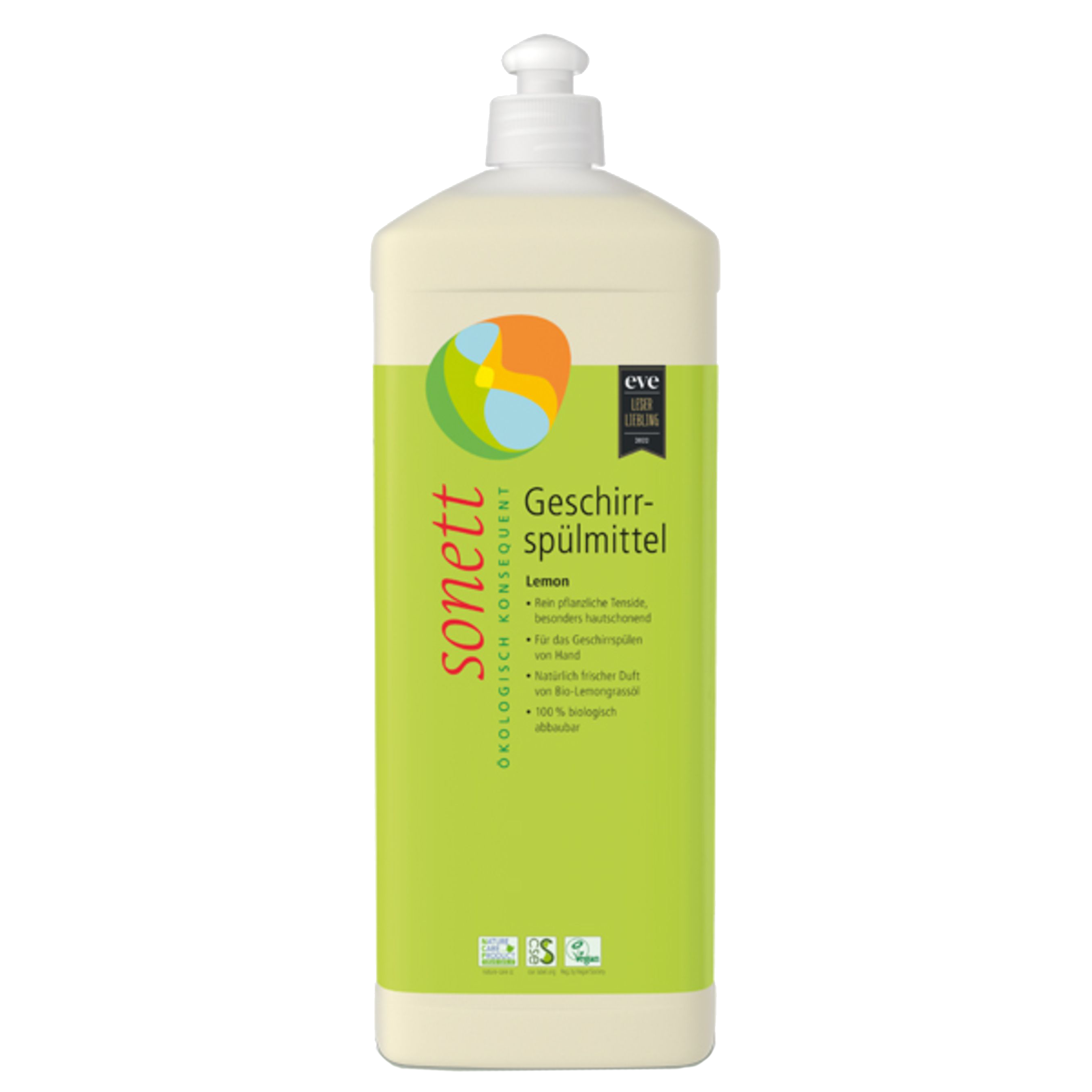 Sonett detersivo liquido per stoviglie a mano al limone Sonett detersivo liquido per stoviglie a mano al limone