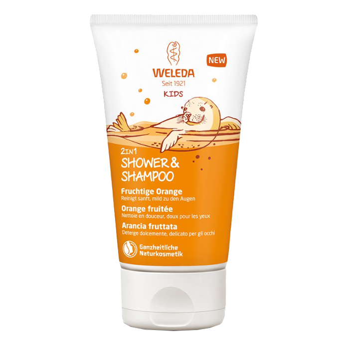 Kids Shower Shampoo fruchtige Orange 
