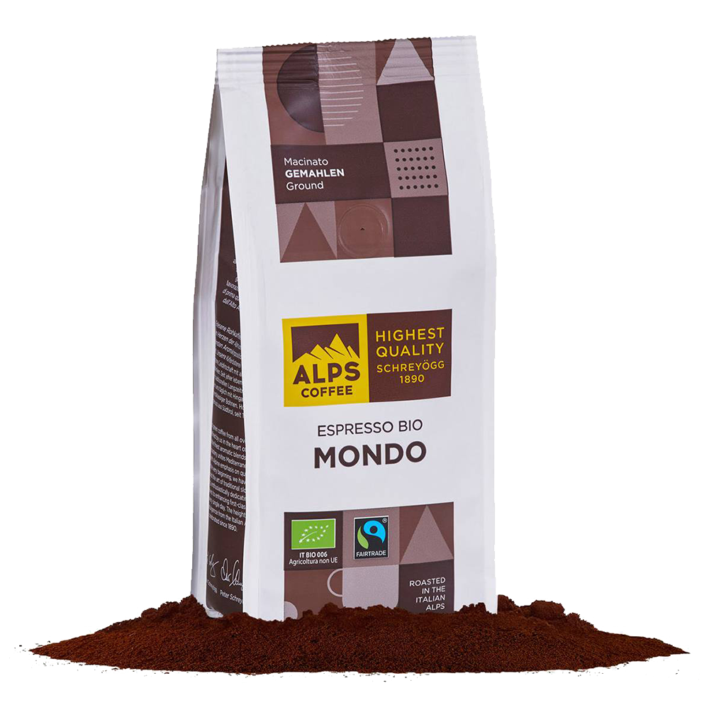 Alps Coffee Espresso Bio Mondo gemahlen 