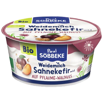 Sahne Kefir Pflaume Walnuss Sahne Kefir Pflaume Walnuss