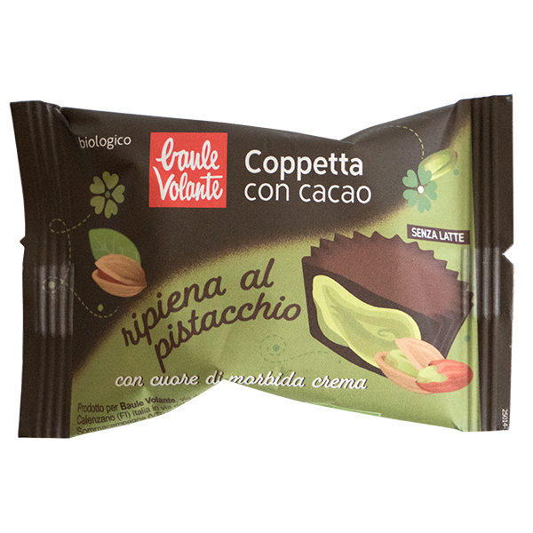 Copetta cacao con crema pistacchi 