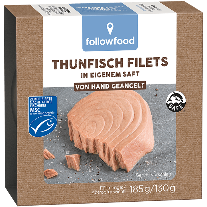 Followfish filetti di tonno al naturale Followfish filetti di tonno al naturale