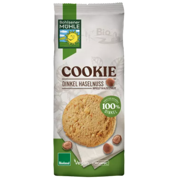 Cookies di farro con nocciole 