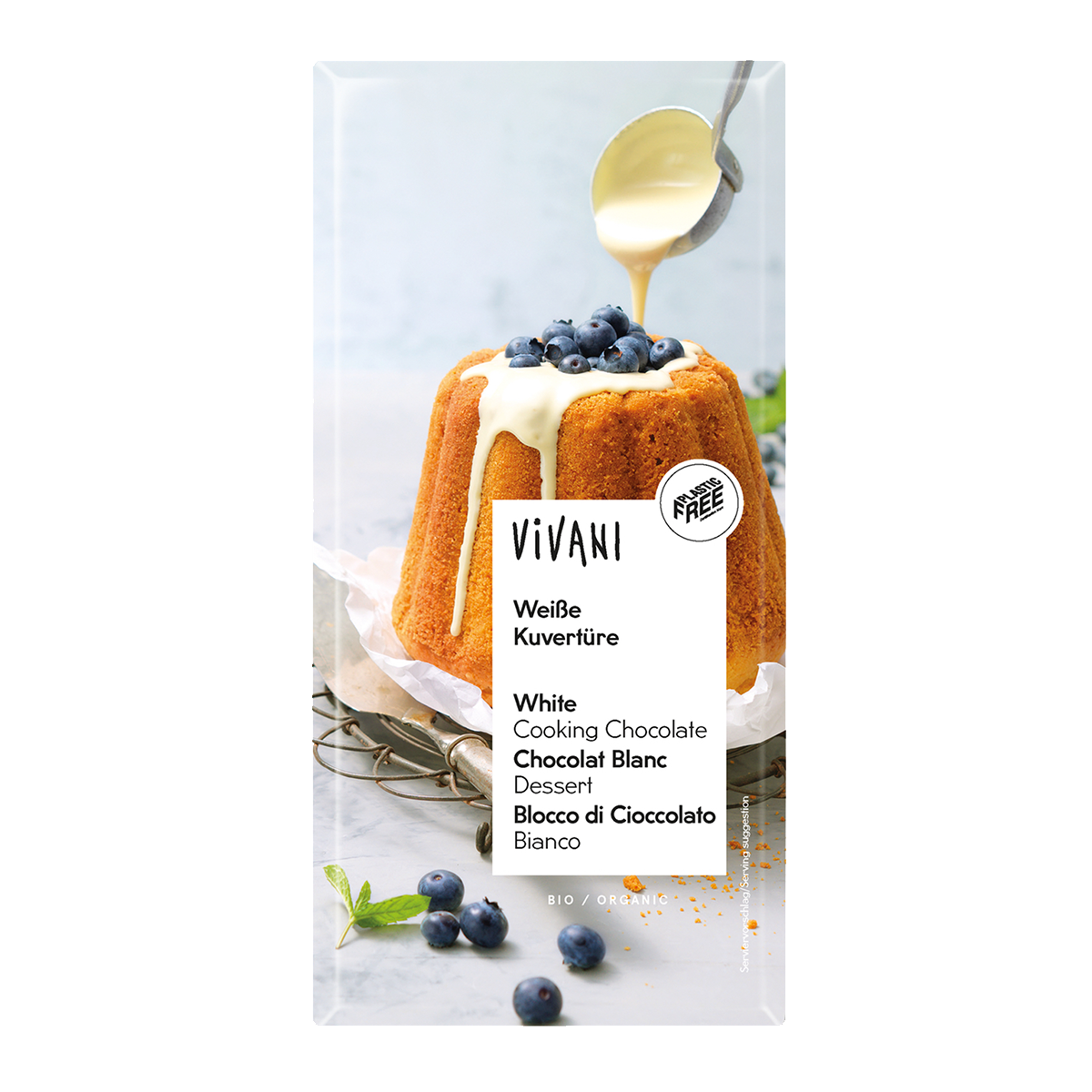 Weiße Vollmilch-Kochschokolade Weiße Vollmilch-Kochschokolade