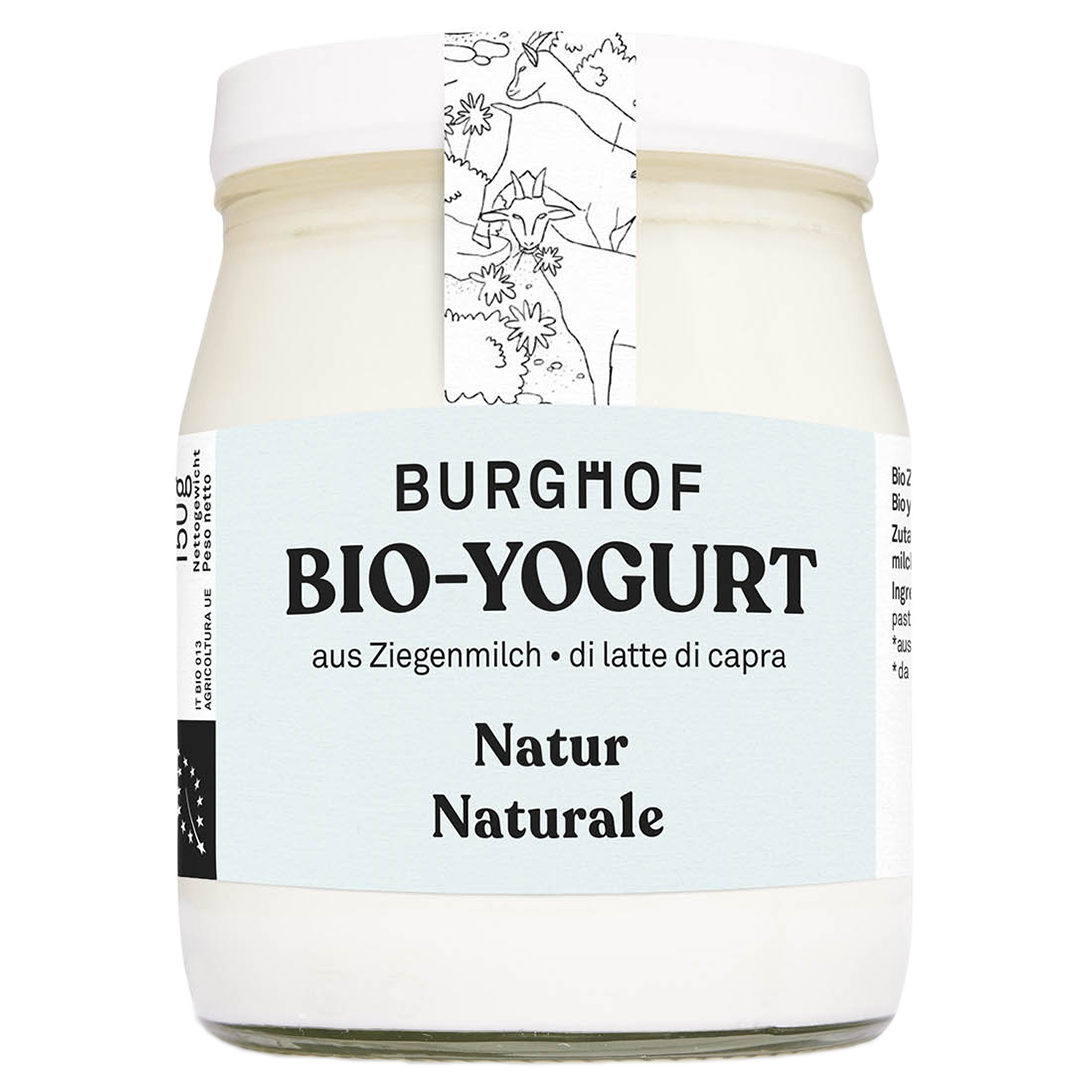 Burghof Ziegenjoghurt Natur im Glas Burghof Ziegenjoghurt Natur im Glas