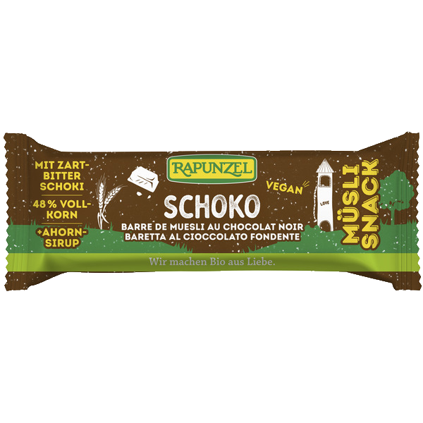 Müsli Snack Schoko Zartbitter 