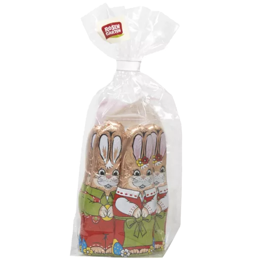 coniglietto pasquale ripieno di cioccolato al latte 
