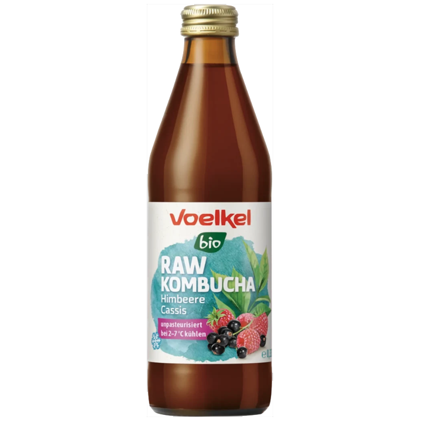 Raw Kombucha Himbeere & Cassis kühlfrisch 