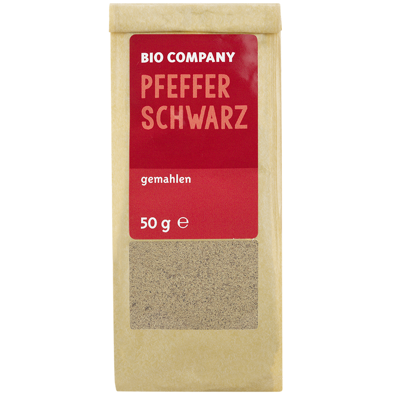 Pfeffer schwarz gemahlen Bio Company