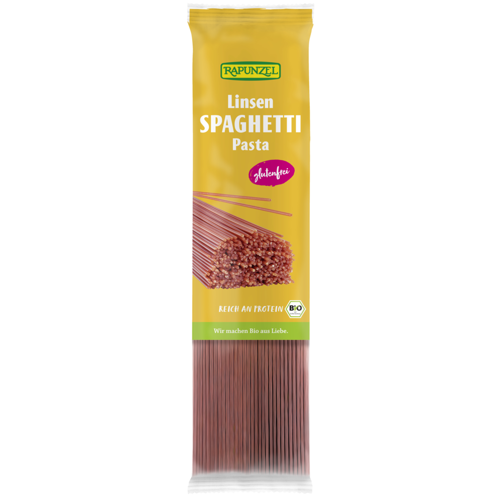 Gelbe Linsen Spaghetti 