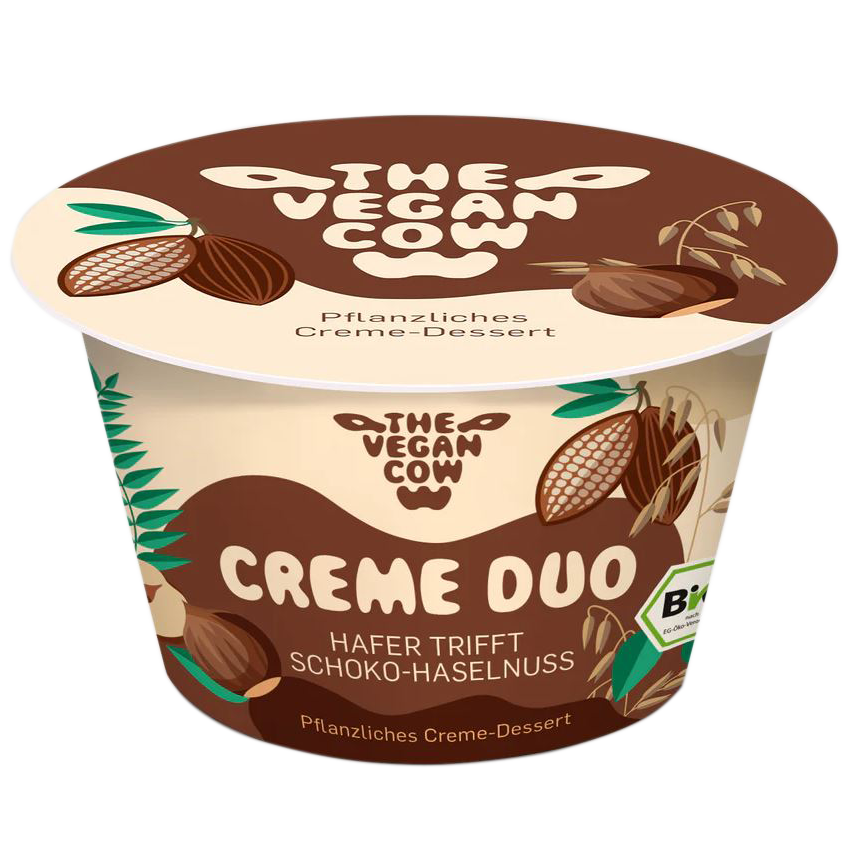 creme duo dessert d'avena cioccolato-nocciola creme duo dessert d'avena cioccolato-nocciola