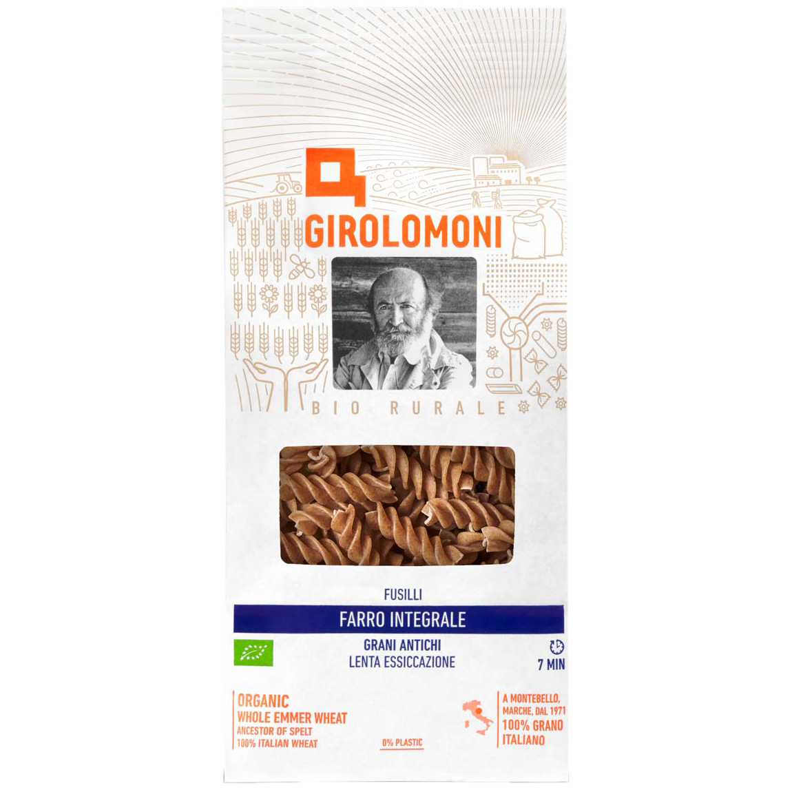 Girolomoni Fusilli Dinkel Vollkorn Girolomoni Fusilli Dinkel Vollkorn