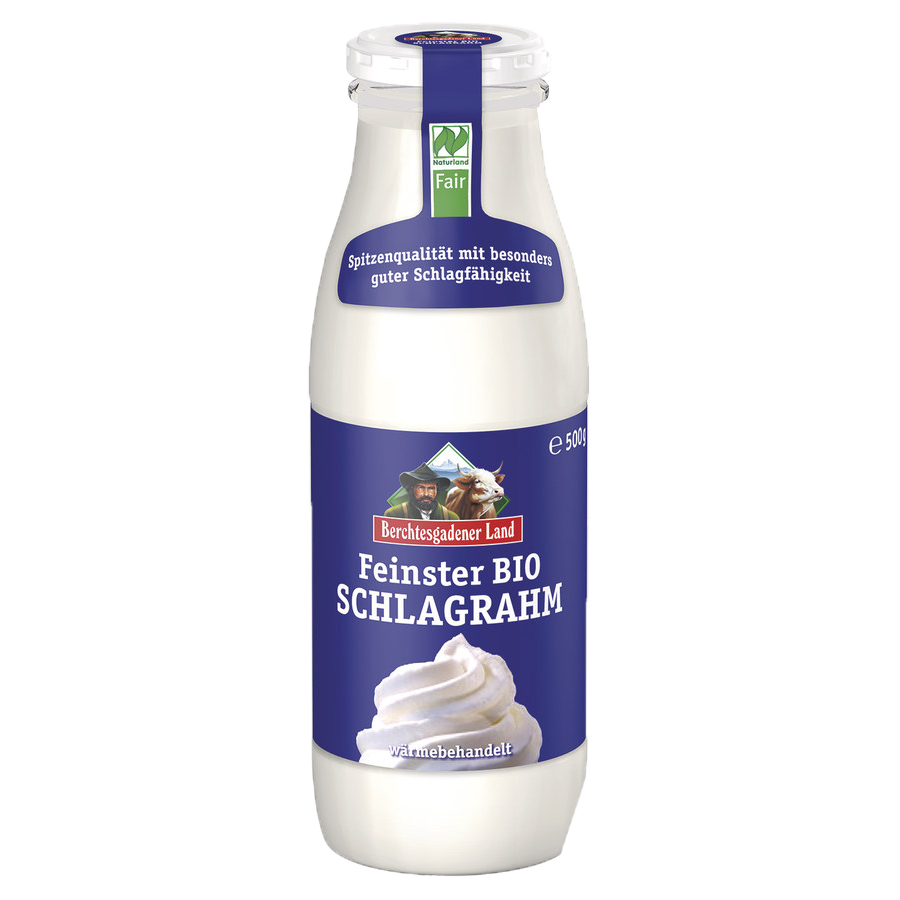 Feinster Schlagrahm im Glas 