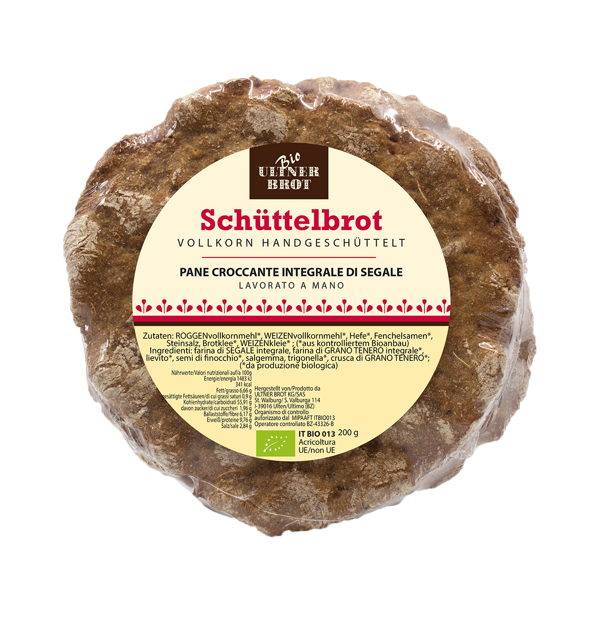 Schüttelbrot Vollkorn 