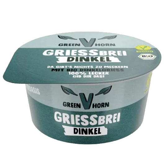Greenhorn porridge di semola di farro vegan Greenhorn porridge di semola di farro vegan