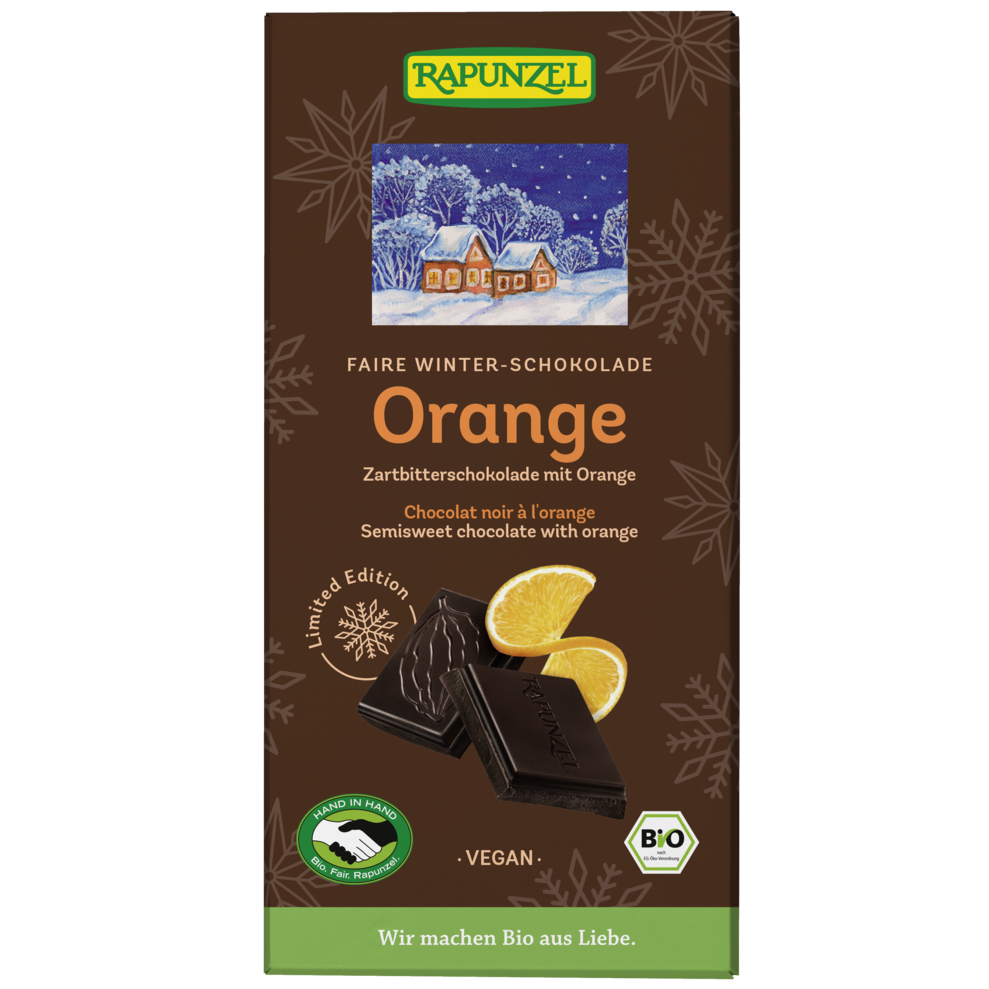 Cioccolato fondente con arancia 