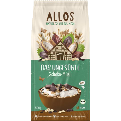Allos Das ungesüsste Schoko Müsli Allos Das ungesüsste Schoko Müsli