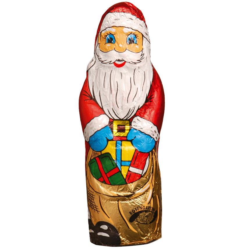 Vollmilch Weihnachtsmann in Staniolpapier 