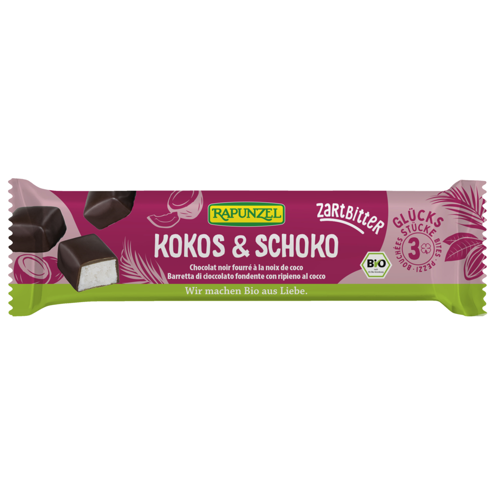 Glücksstücke Kokos & Schoko Zartbitter 