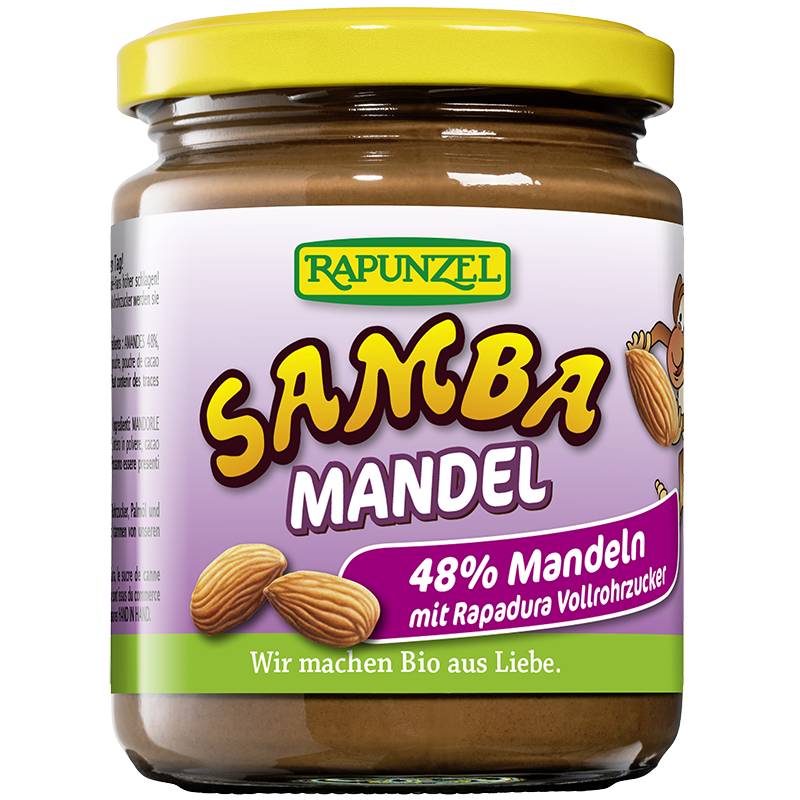 SAMBA crema spalmabile mandorle e cacao 