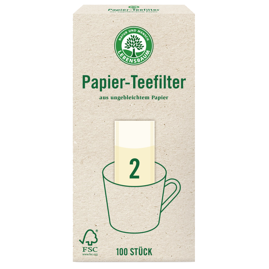 Teekannen-Filter Größe 2 