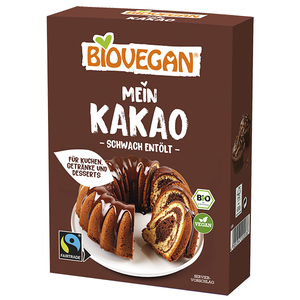 Cacao in polvere leggermente sgrassato 