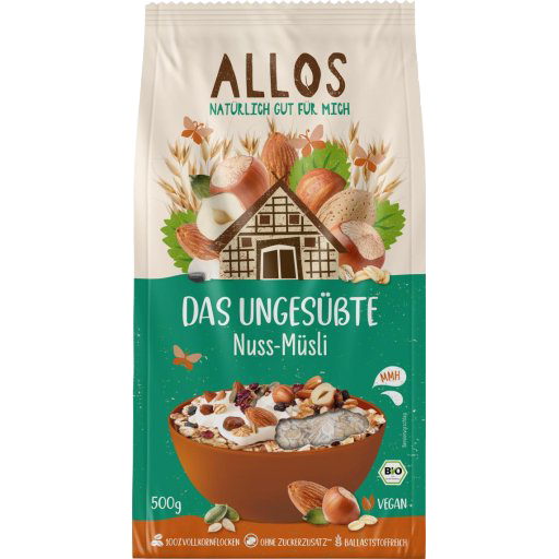 Allos Das ungesüsste Nuss Müsli Allos Das ungesüsste Nuss Müsli