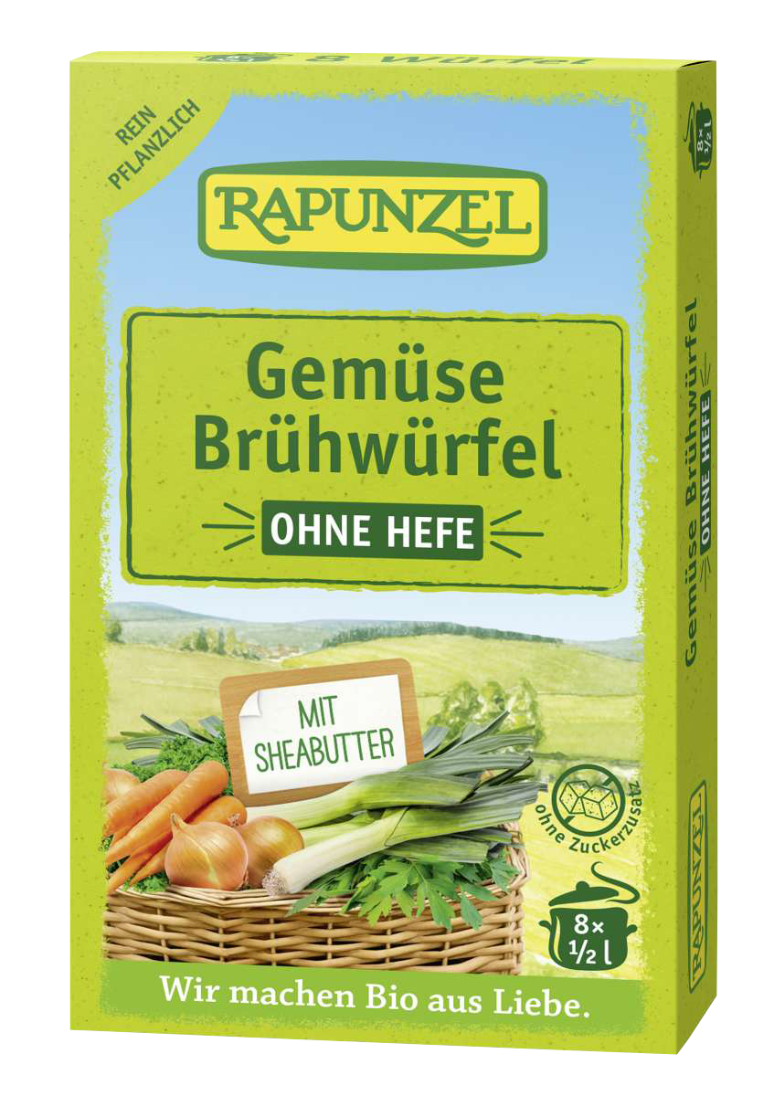 Gemüsebrühwürfel ohne Hefe 8Stk