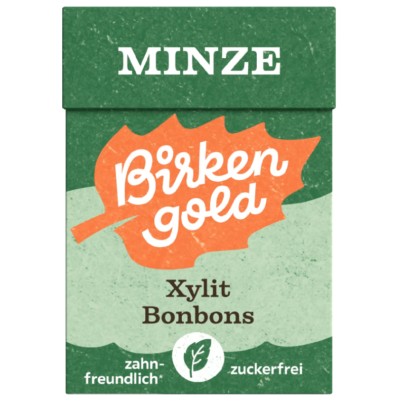 Xylit Birkengold Bonbons Pfefferminz 